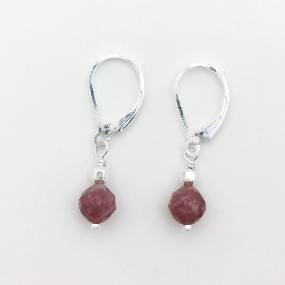 Pink Tourmaline Earrings (RE163)