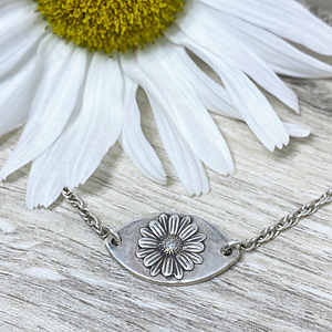 sterling silver daisy mae necklace