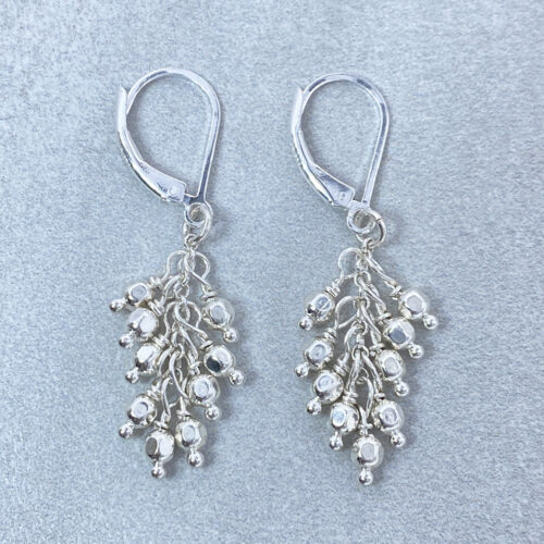 Sterling silver dangle earrings