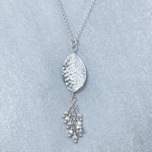 sterling silver drop necklace