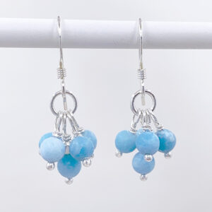 larimar jasper dangle earrings