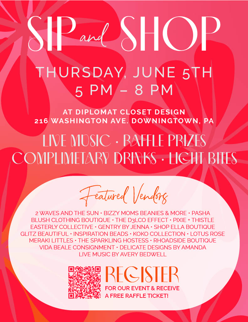 Diplomat Closet Sip and Shop
